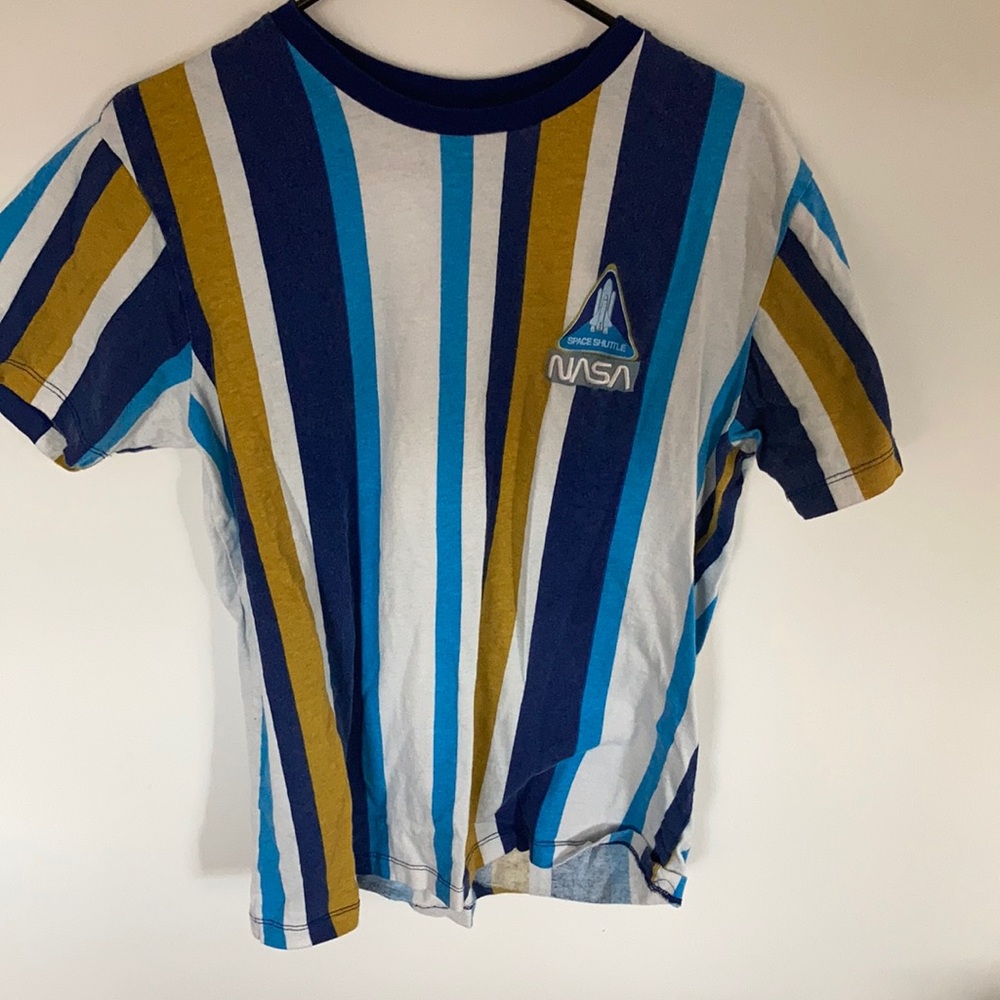 Striped NASA T-Shirt